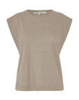 Peony O-Neck New Tee, Plaza Taupe
