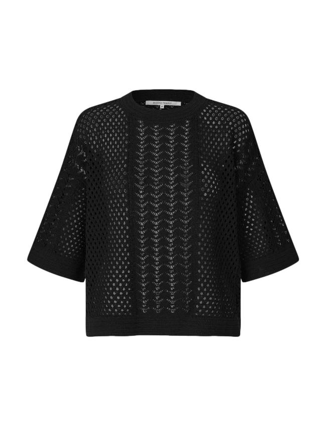 Deya Knit O-Neck, Black