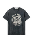 Zena T-shirt Stone Washed Black