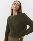 Kyra Cardigan-Green Olive