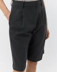 ElsaSW Bermuda Suiting Short, Dark Grey