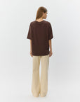 MaeSW Oversize T-Shirt, Dark Brown