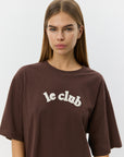 MaeSW Oversize T-Shirt, Dark Brown