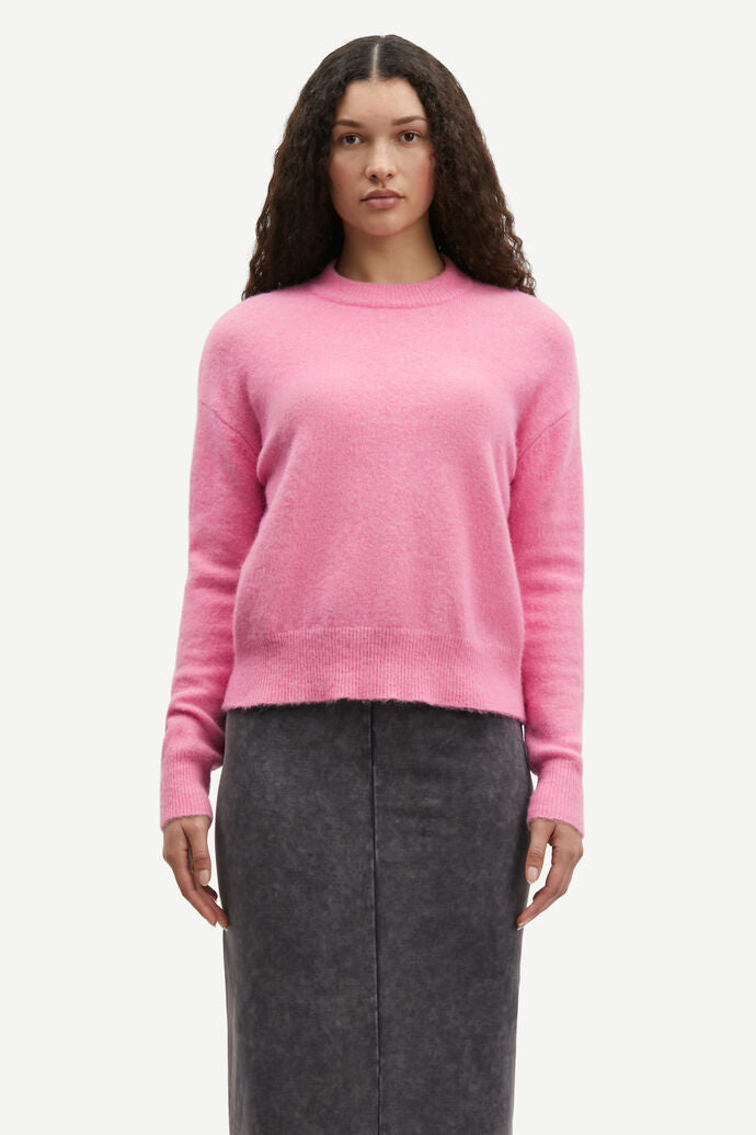 Lette Lys-Samsoe Samsoe-Anour Sweater-Orchid Smoke