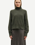 Lette Lys-Samsoe Samsoe-Nola Turtleneck-Forest Night