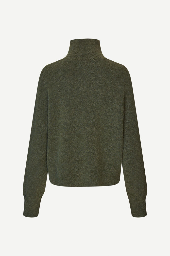 Lette Lys-Samsoe Samsoe-Nola Turtleneck-Forest Night