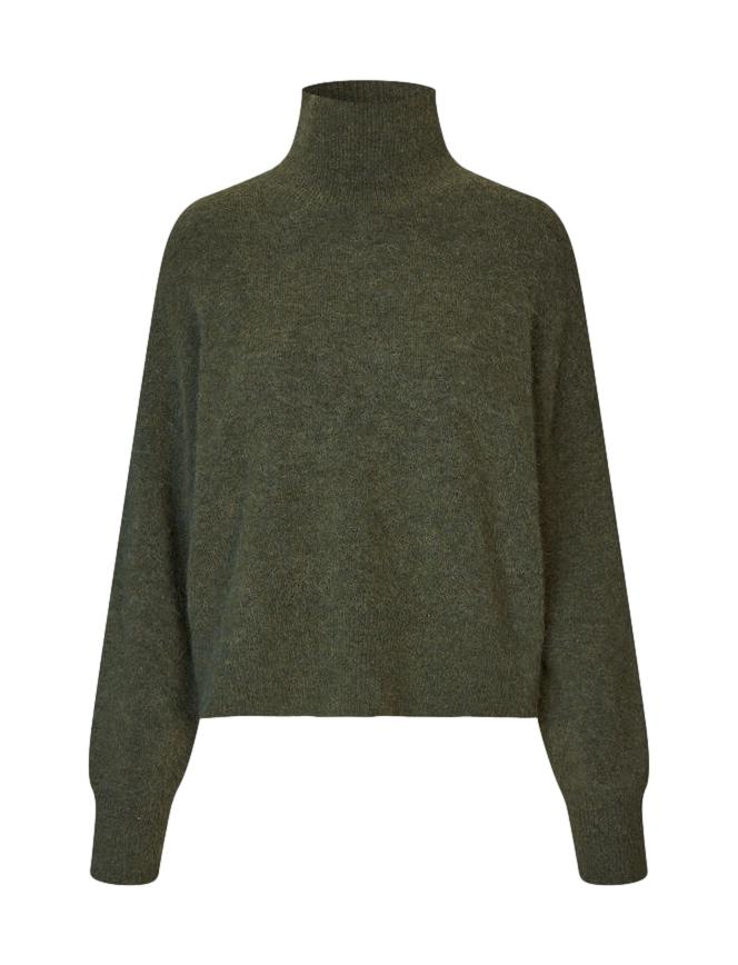 Lette Lys-Samsoe Samsoe-Nola Turtleneck-Forest Night