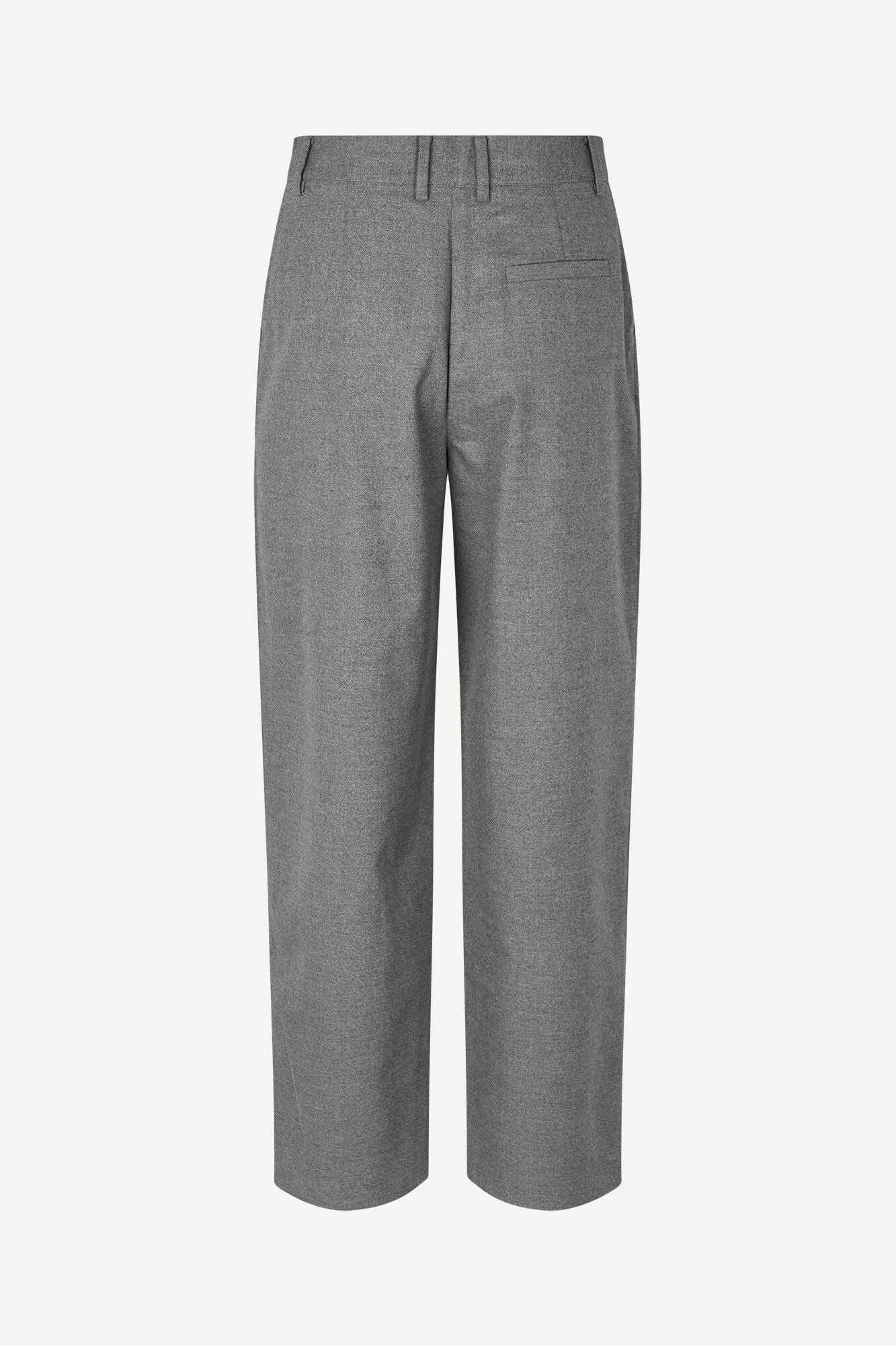 Lette Lys-Samsoe Samsoe-Saagneta Trouser-Grey Mel.