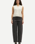 Lette Lys-Samsoe Samsoe-Sadide Trouser-Black Oyster