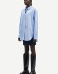 Lette Lys-Samsoe Samsoe-Salova Shirt-Subdued Blue