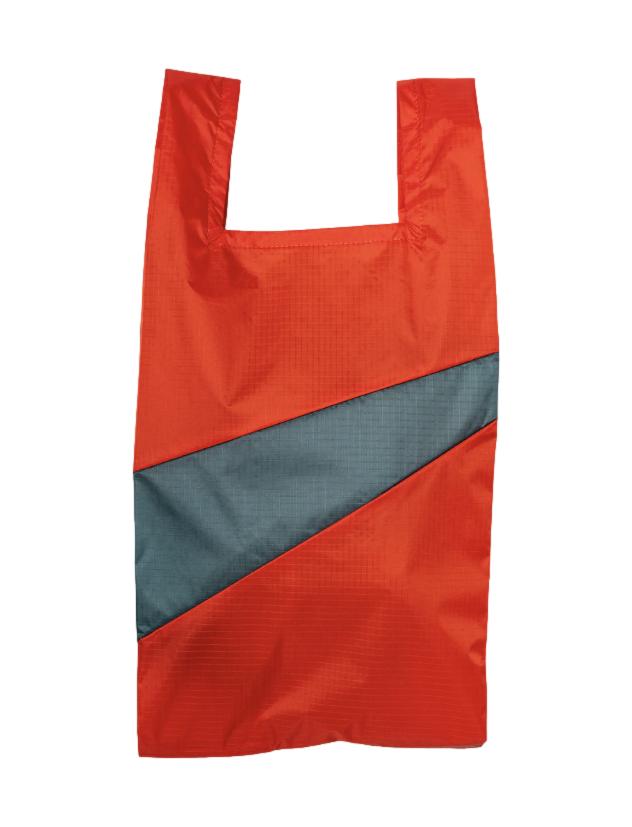 The New Shopping Bag Red Alert &amp; Pine Medium