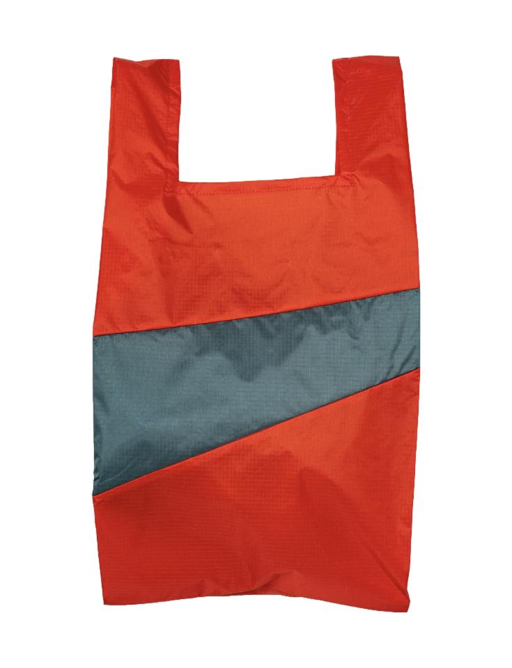 The New Shopping Bag Red Alert &amp; Pine Large