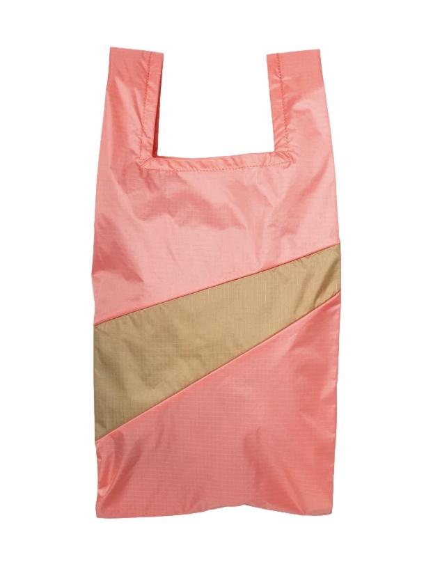The New Shopping Bag Coral &amp; Moss Medium
