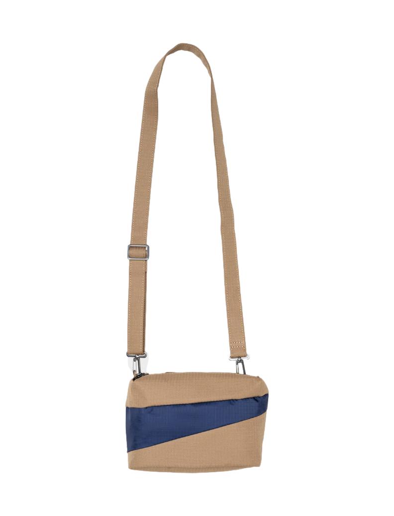 The New Bum Bag Camel &amp; Navy Small