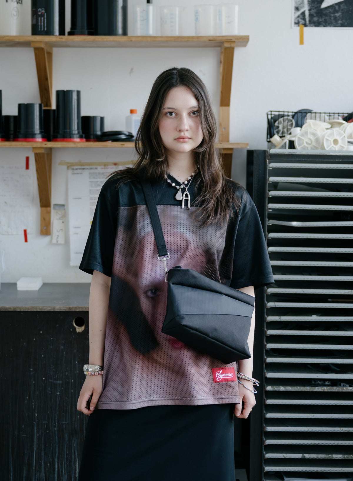 The New Bum Bag Black &amp; Black Medium