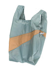 The New Shopping Bag Grey & Camel Medium