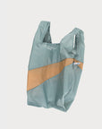 The New Shopping Bag Grey & Camel Medium