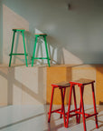 Taburete 8 Bar stool High Soft jade, barkruk, H75