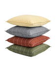 Terrazza Cushion, Olive narrow stripe (60x60)