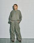 WBLAnna Stripe Track Pant, Light Falcon Pinstripe
