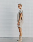 WBLAnni Vegan Waistcoat, Silver Lining