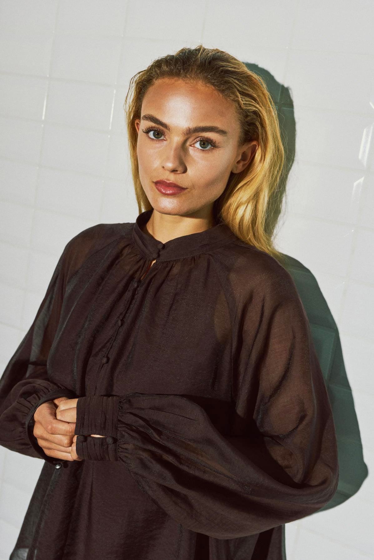 WBLElvira LS Blouse, Aubergine