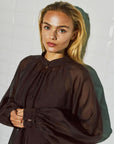 WBLElvira LS Blouse, Aubergine