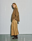 WBLMadison Check Bat Shirt, Camel Check