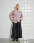 Ophelia Pullover, Dark Rose Melange