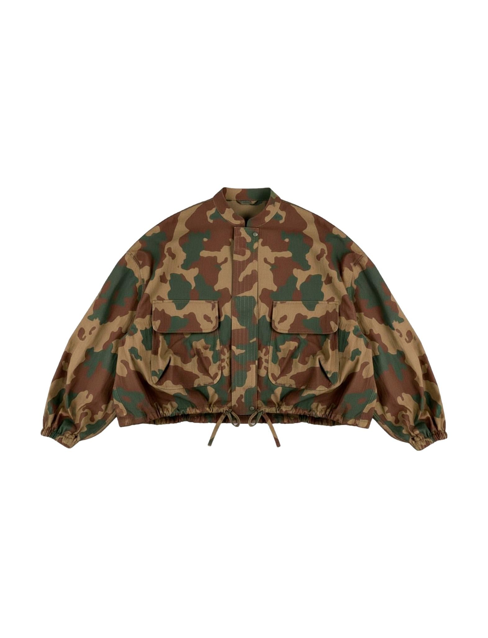 WBLLeah LS Camo Jacket, Camo Print - Green Shades