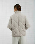 WBLVeda Quilted Jacket, Silver Lining