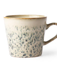 70s ceramics: cappuccino mug, hail