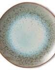 70s ceramics: dinner plates mineral (set of 2)