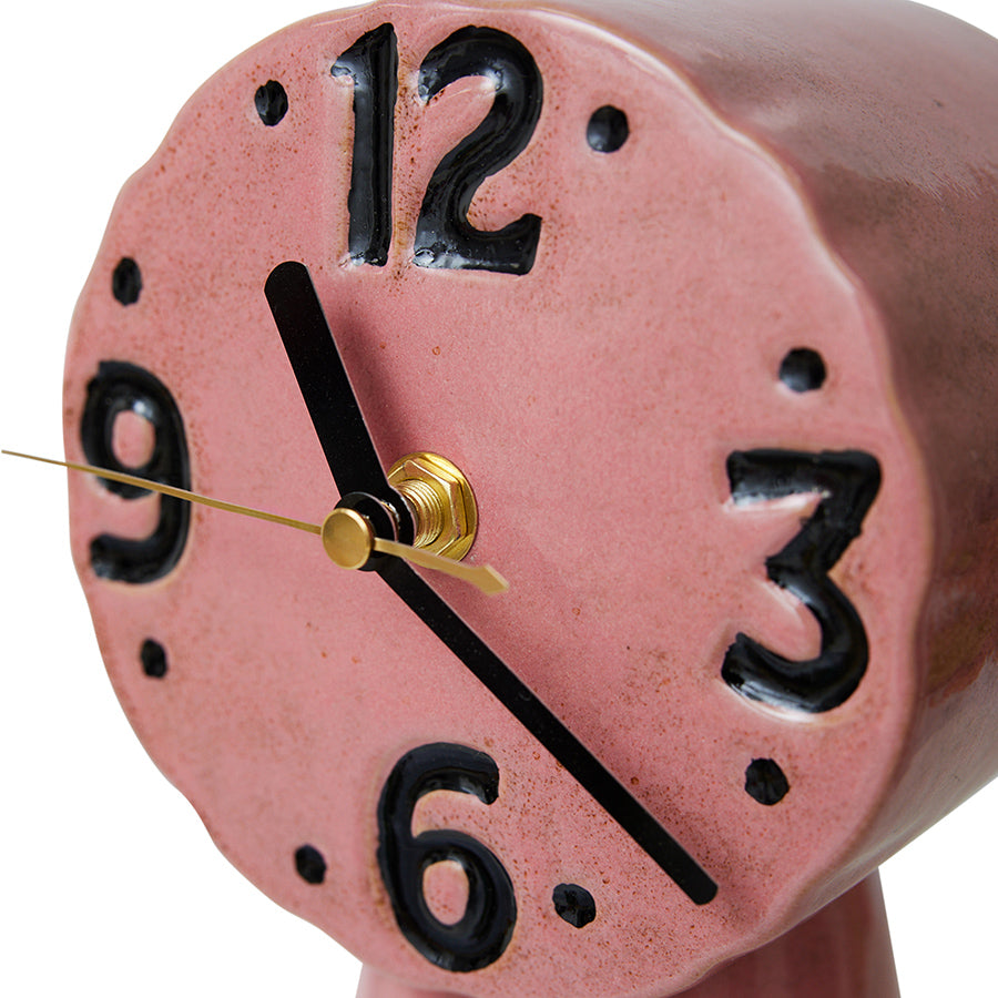 Retro ceramic clock rosefield