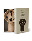 Retro ceramic clock cream