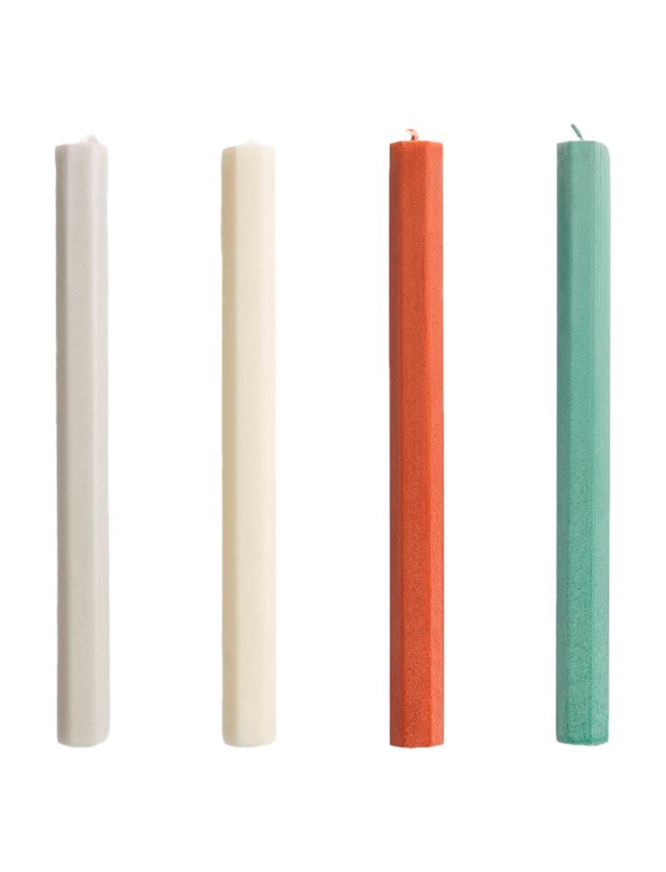 Hexagon Candle-Forest, Set of 4
