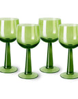 The emeralds: wine glass tall lime los, 1 ex.