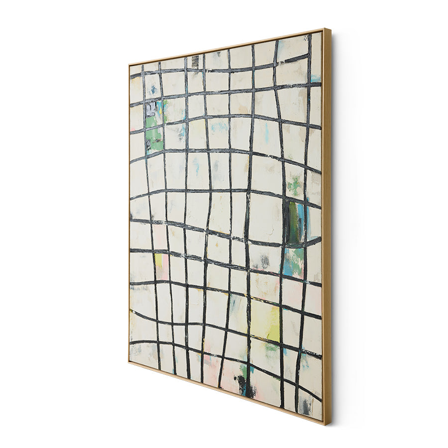 Framed artwork, wired (131x163cm)