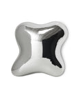 Orb wall sculpture, chrome