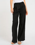 PaulaGZ MW wide pants Black