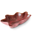 Shell serving bowl coral