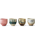 Artist ceramics: coffee cups (set of 4)