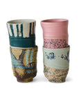 Artist ceramics: coffee mugs (set of 4)