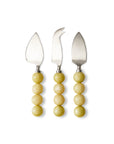 Cheese knives, lemon (set of 3)