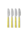 70s cutlery: butter knives lemon, set of 4