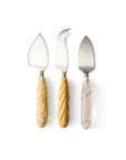 Cheese knives, cream (set of 3)