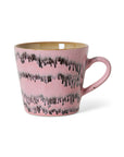70s ceramics: cappuccino mug, bubble