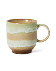 70s ceramics: café mug, umber