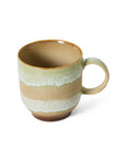 70s ceramics: café mug, umber