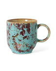70s ceramics: café mug, patina